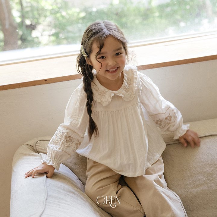 Honey Beige Blouse-OREN-8