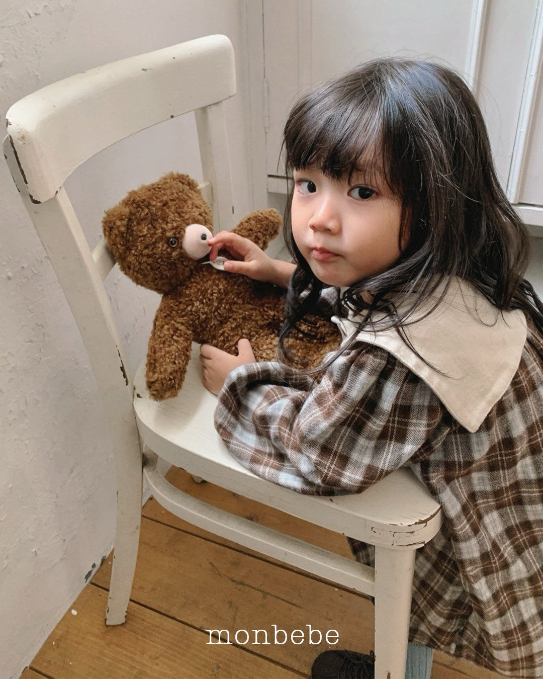 Lovey Check Dress-monbebe-23