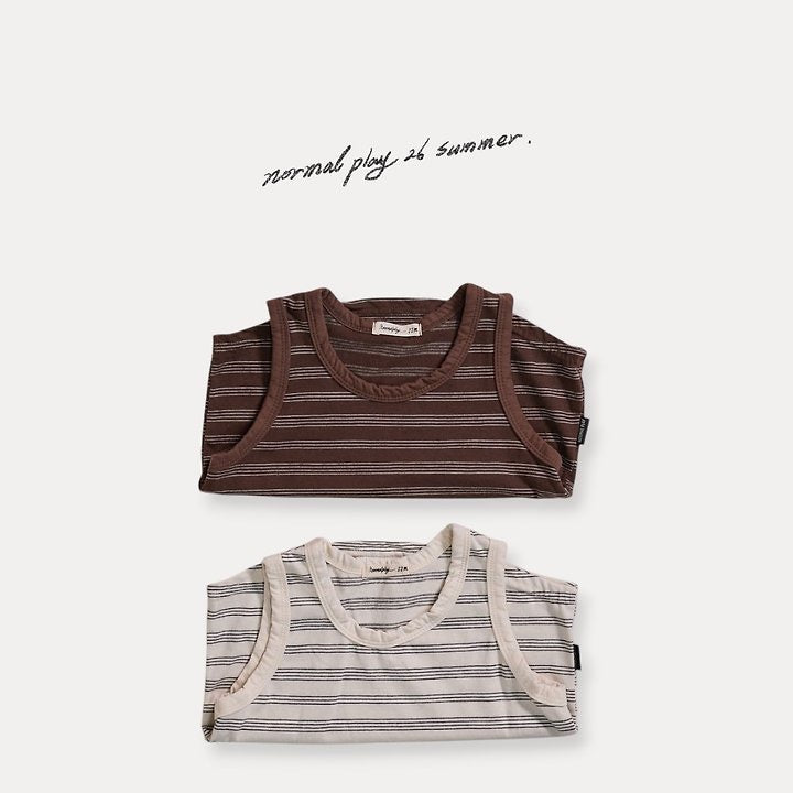 chocolate sleeveless T-normalplay-39