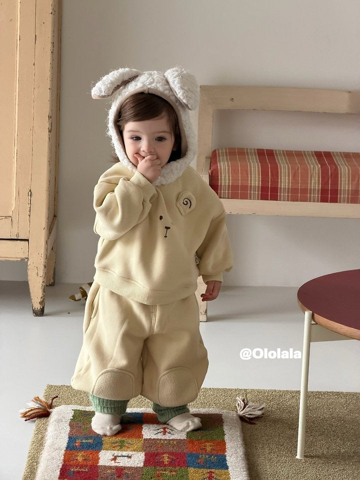 Golbaengi Brushed-Fleece Top and Bottom Set-ololala-28