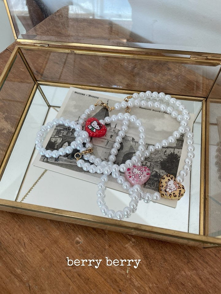 Heart Cat Necklace-berryberry-44