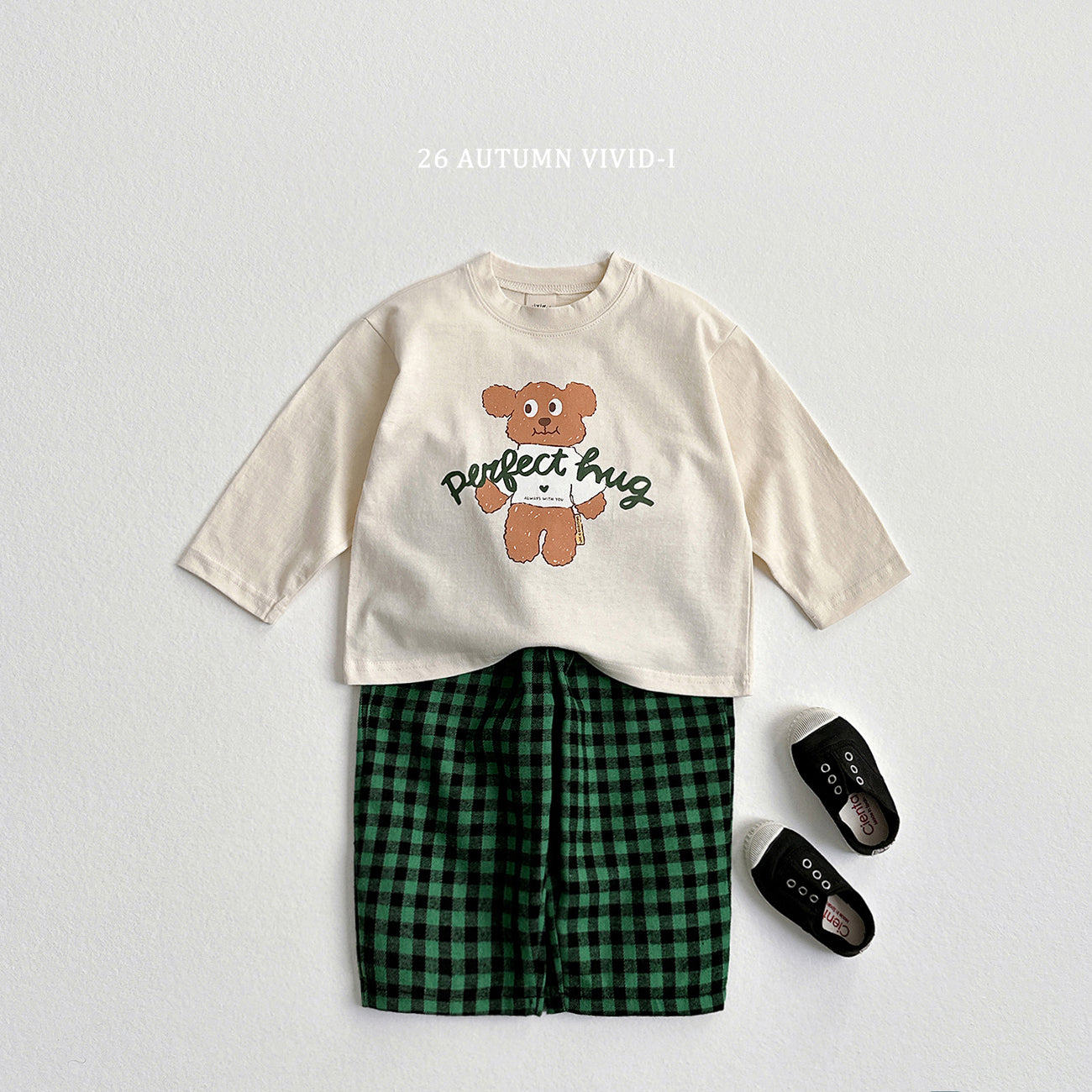 Hug Bear Check Set-vivid-i-91