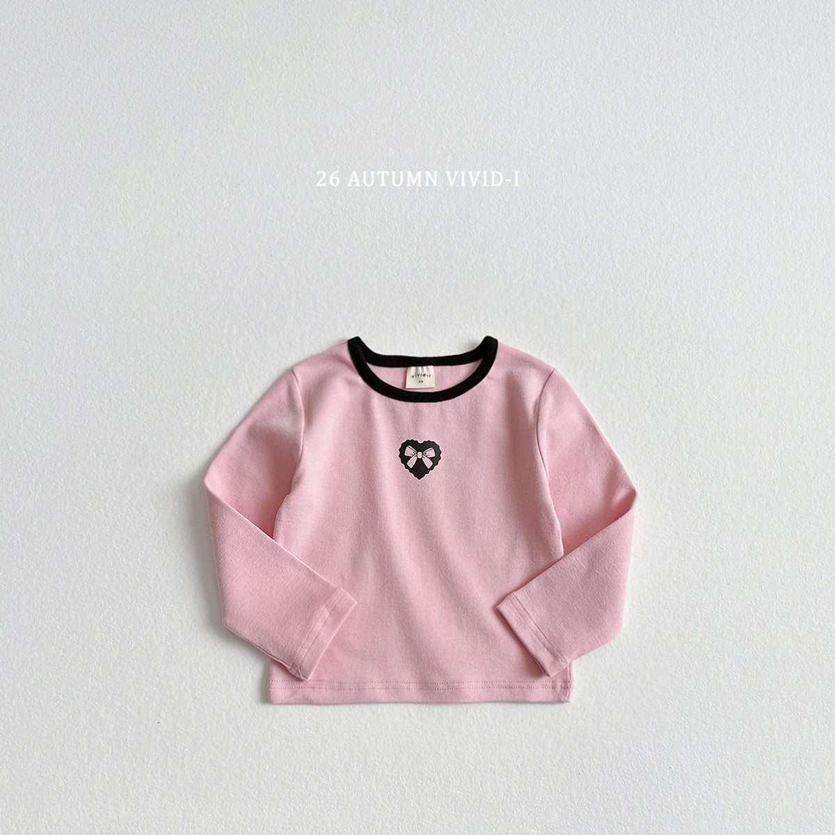 Ribbon Heart Stretch Tee-vivid-i-79