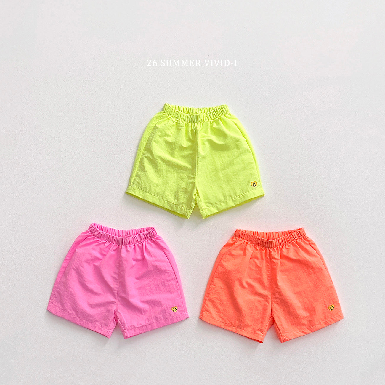 hearts nylon shorts-vivid-i-16