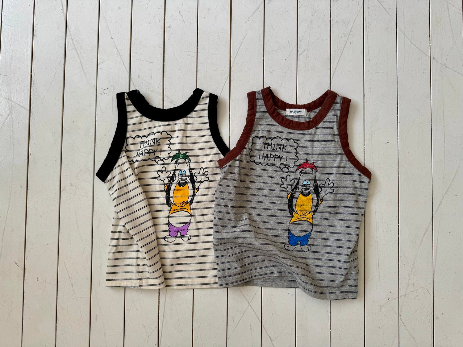 Happy Dog Sleeveless T-shirt-ramijini-10