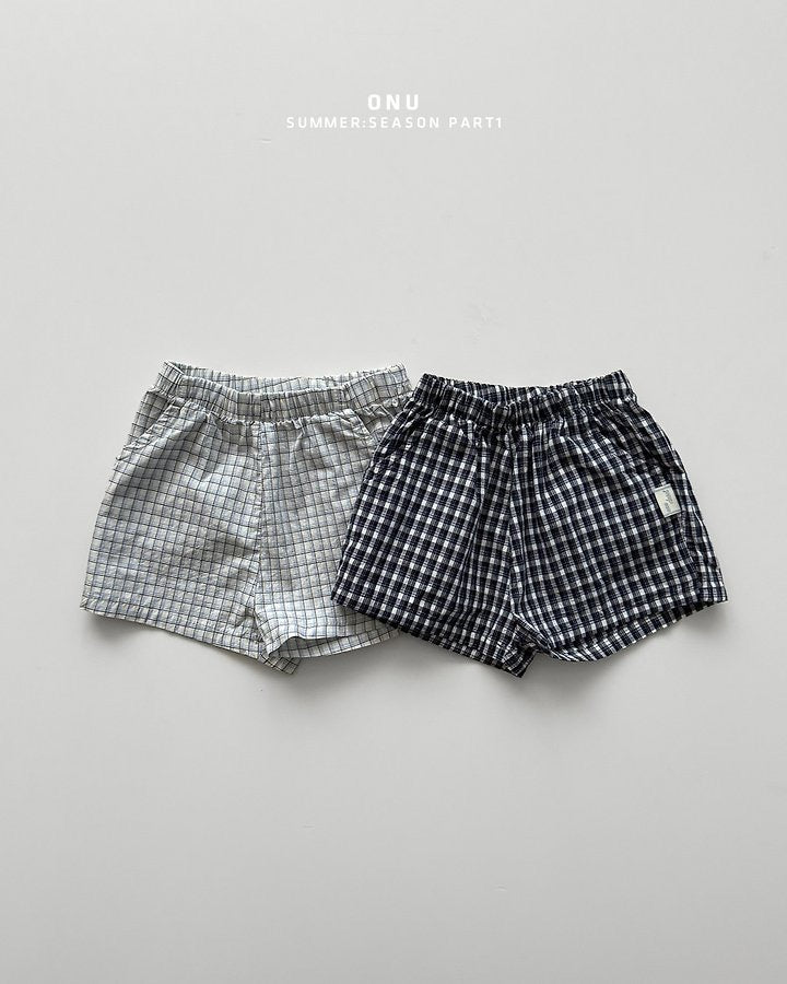 ●｜即納｜check shorts / onu