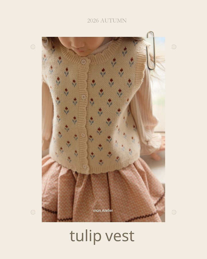 Tulip Knit Vest-monatelier-17
