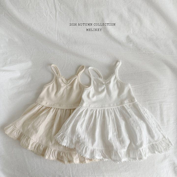 Ballet Frill Sleeveless Dress-melikey-23