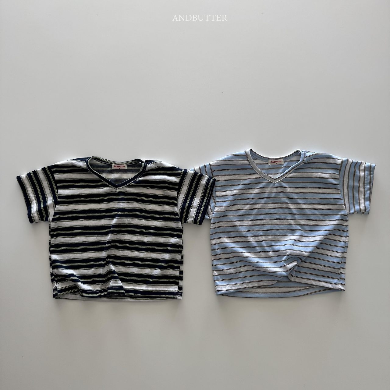 Summer V-Neck Tee-and butter-2-12