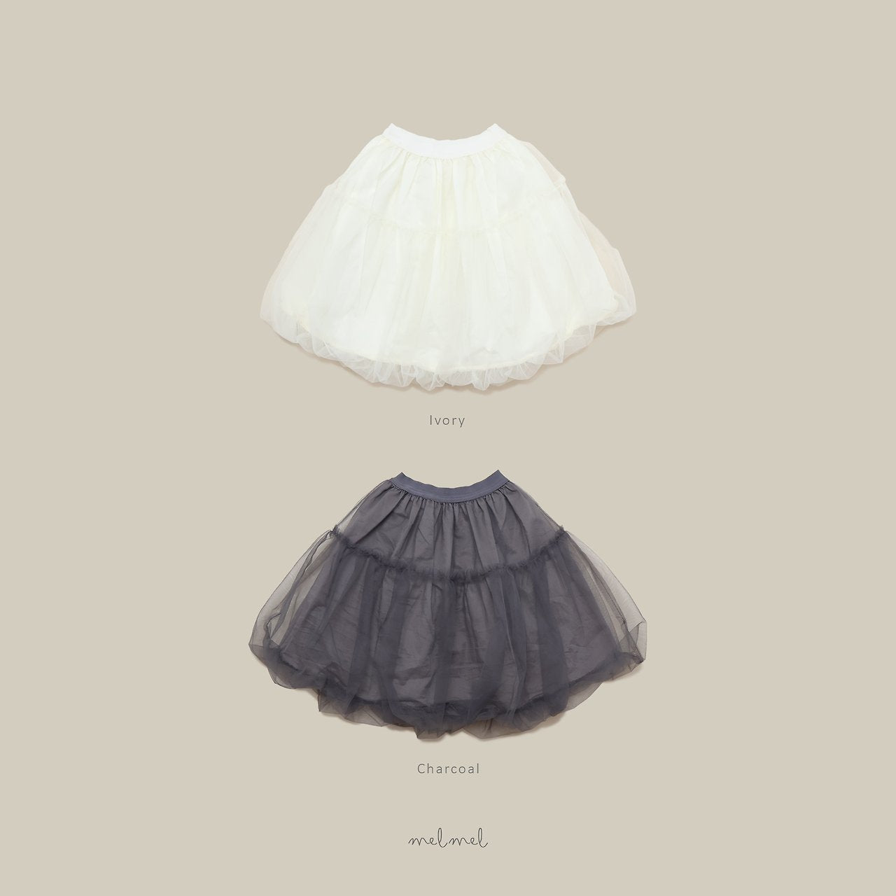 Balloon Tulle Skirt-melmel-28