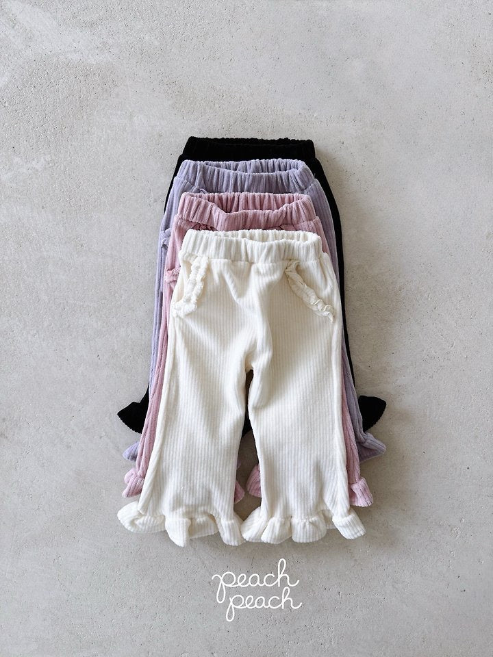 Milk Bootcut Pants-peach peach-22