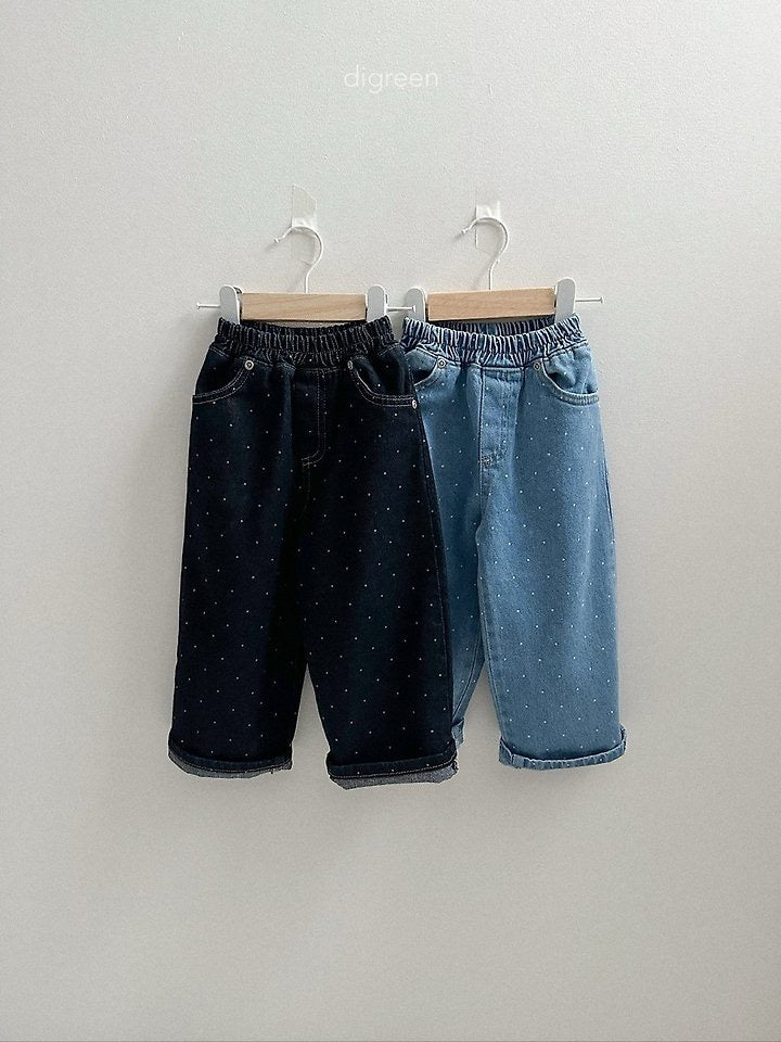 dot denim pants-digreen-31