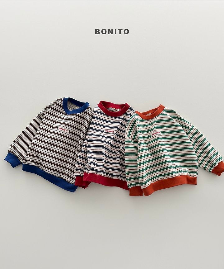 Feeling Stripe Sweatshirt - BONITO - 021