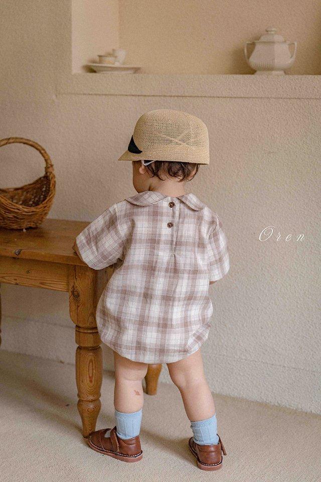 Oliver check Suit- OREN / 3-10