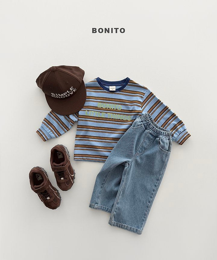 Cord Denim Wide Pants - BONITO - 024
