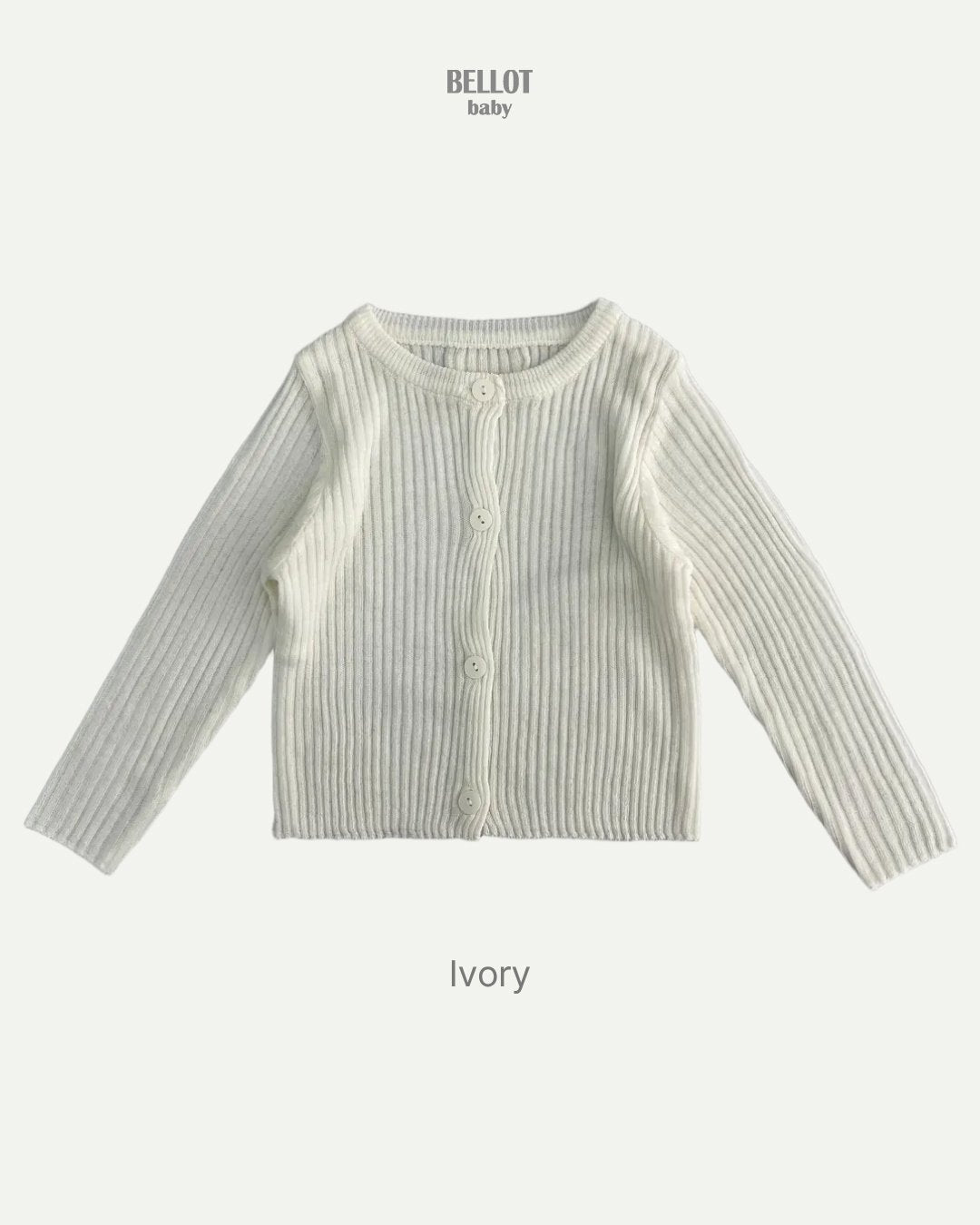 Linen Rib Cardigan-BELLOT-19