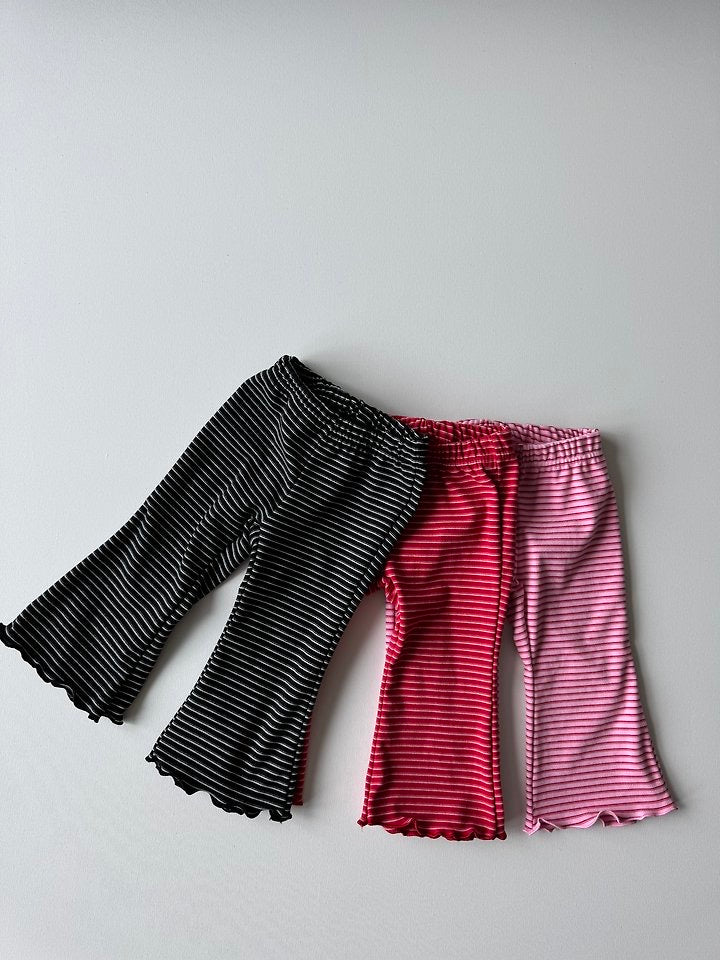 Stripe Bootcut Pants-lepetitmot-1