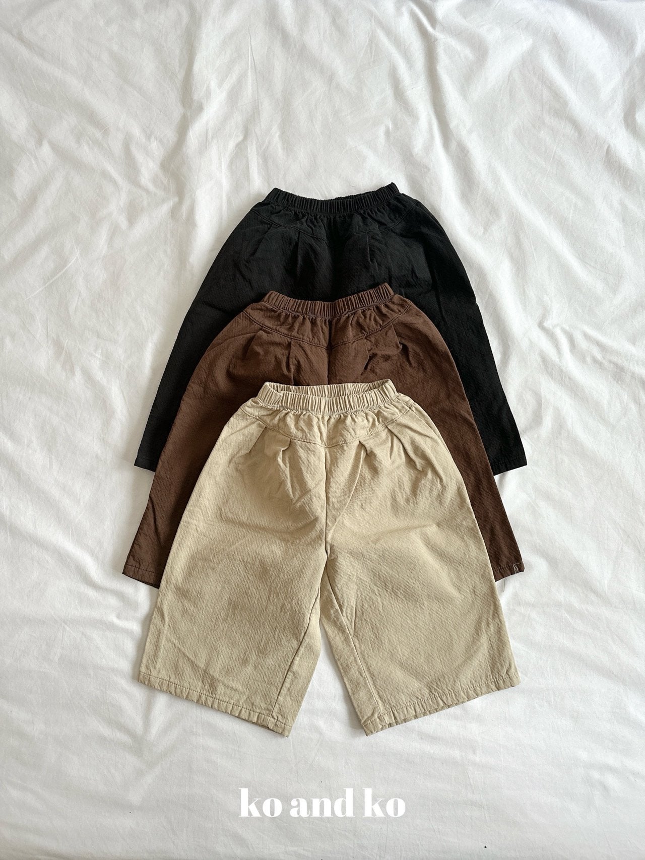 Pleated Wide Pants-ko and ko-7