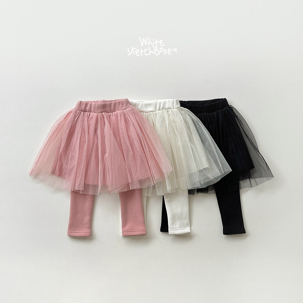 Tutu Mink Leggings-white sketch book-49