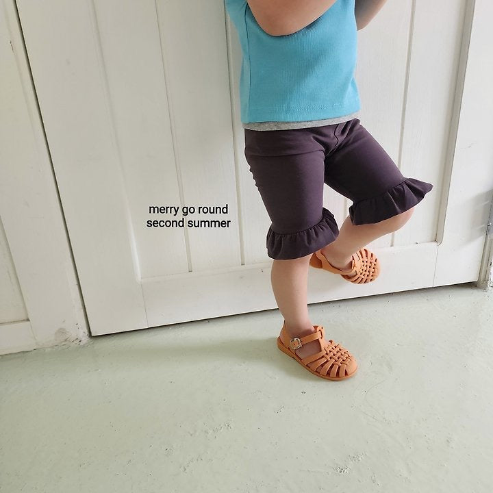 Span Frill Shorts-merry go round-2-4