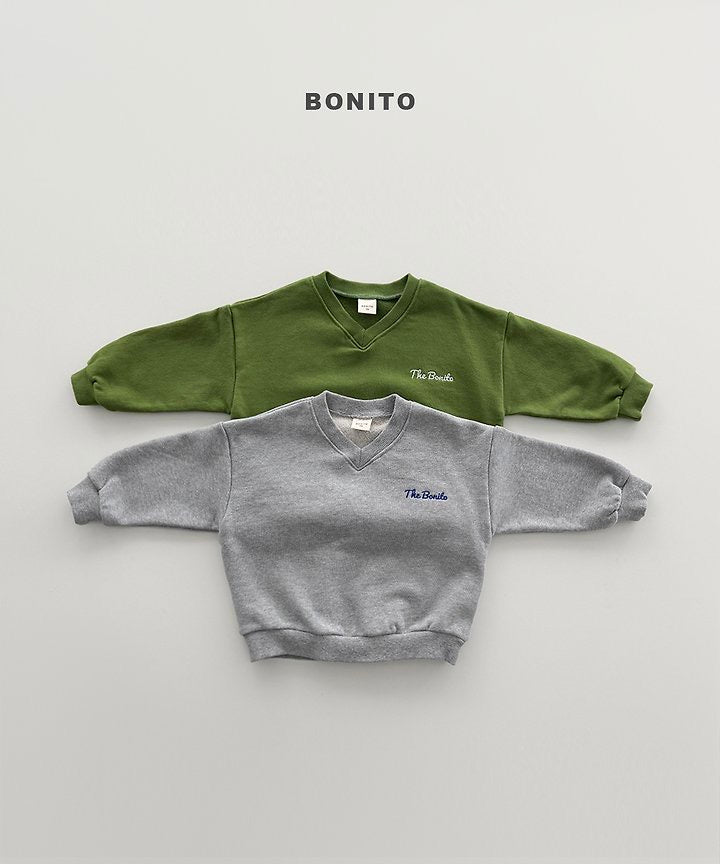 V-Neck Sweatshirt - BONITO - 017