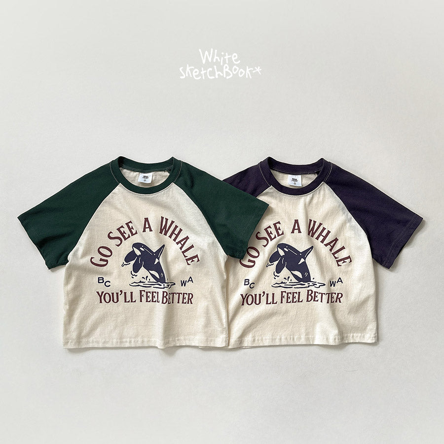 Whale Short Sleeve T-wsb-22