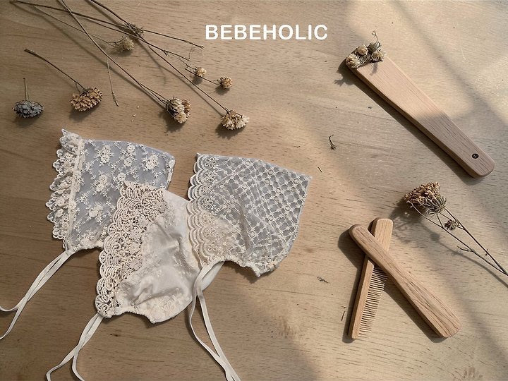 holic lace bonnet / bebeholic -4