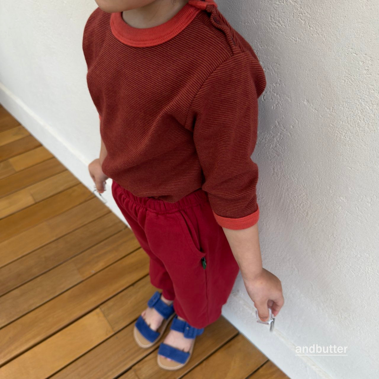 Snap 3/4 T-Shirt-and butter-24
