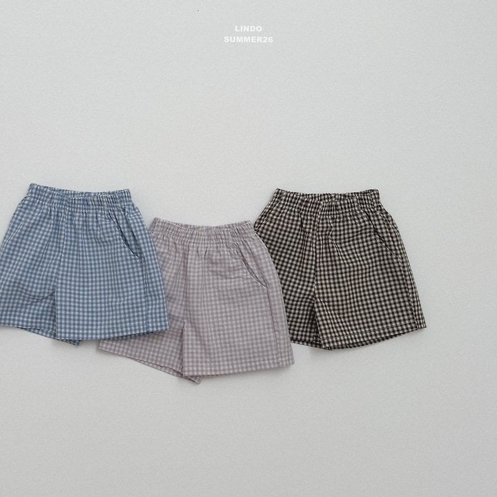 Oz Check Shorts - LINDO-2-26