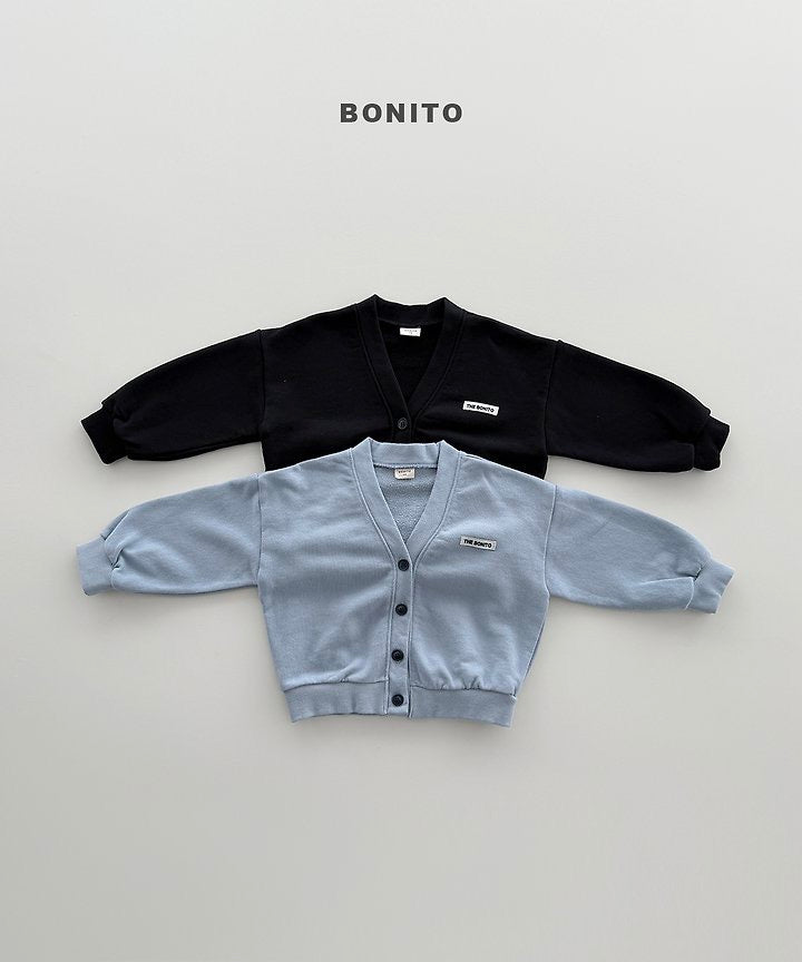 Cotton V-Neck Cardigan - BONITO - 041