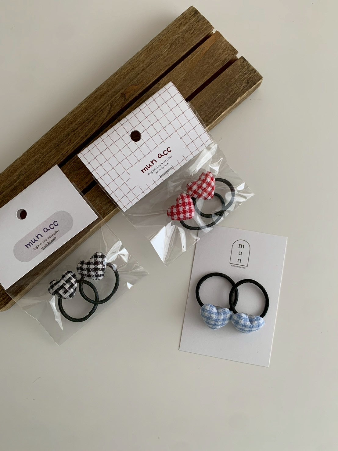 mun acc / gingham check gom
