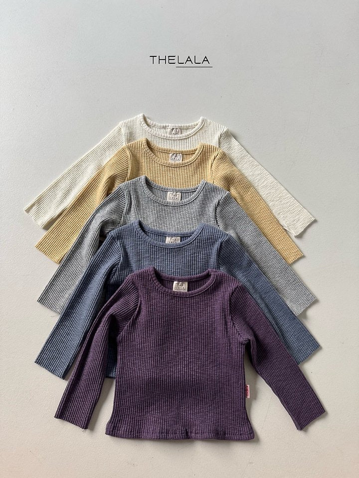 Stretchy Ribbed T-Shirt-thelala-26