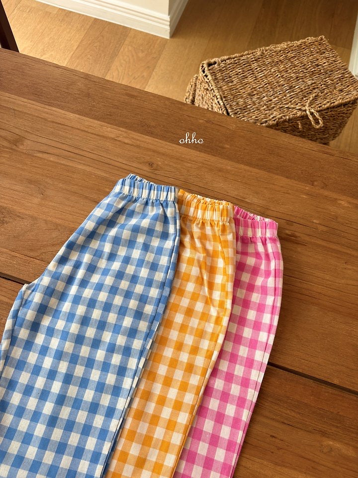 Gingham Check Pants-ohho-18