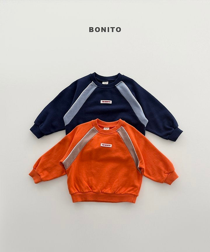 Raglan Piping Sweatshirt - BONITO - 019