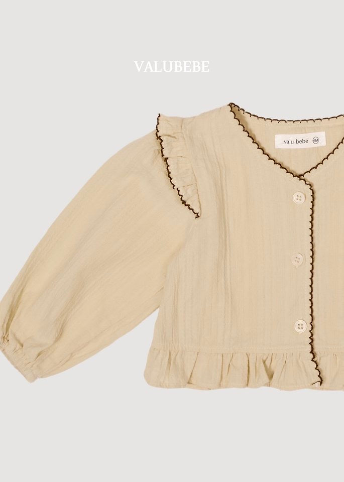 Picot Wing Blouse - valubebe - 089