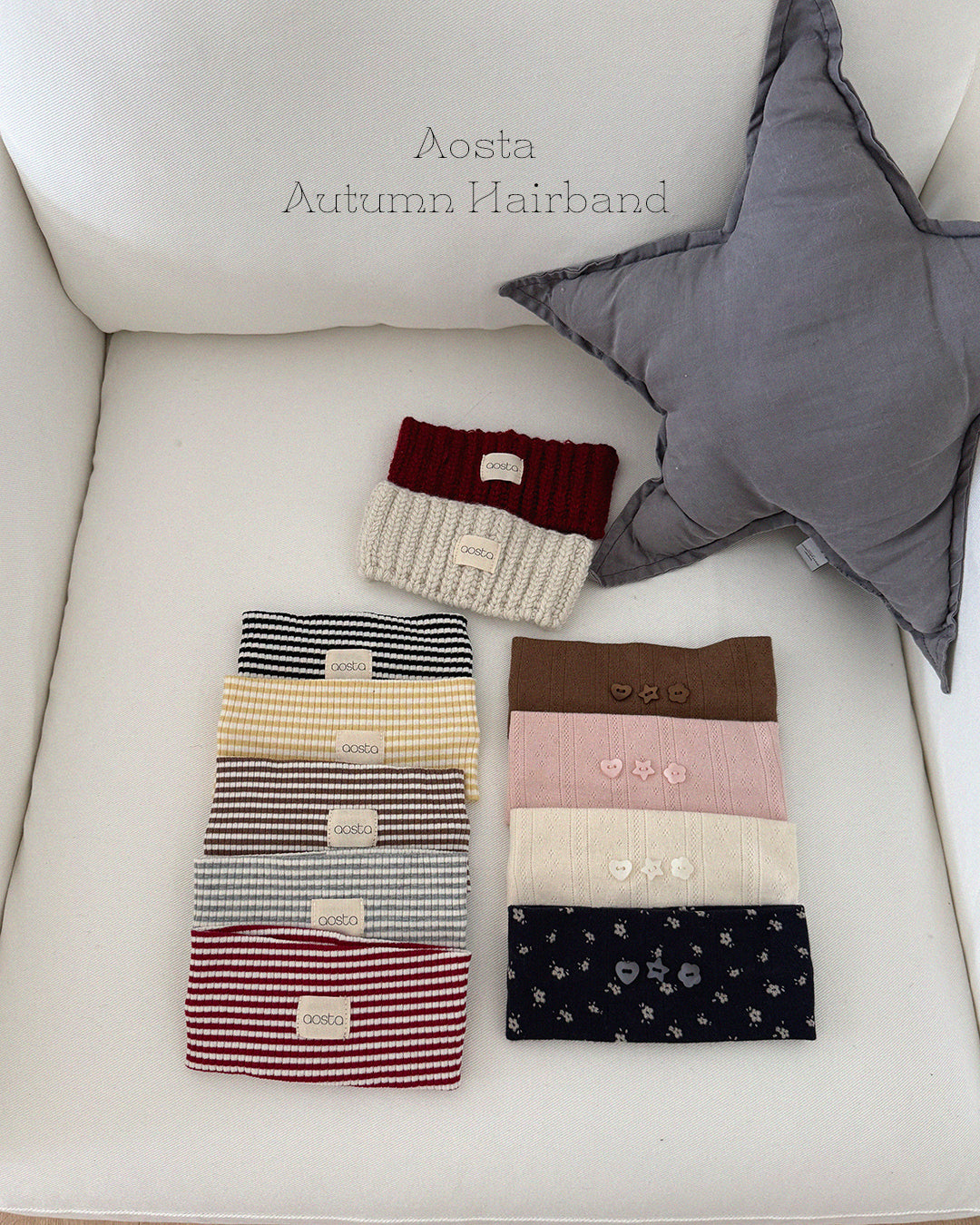 Knit Cookie Headband-Aosta-9