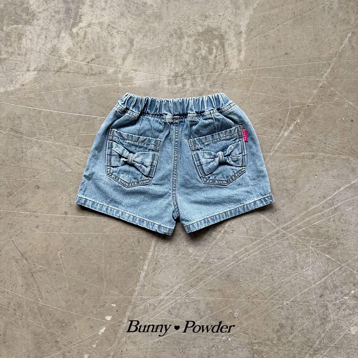 ribbon Pocket denim pants -bunnypowder-101