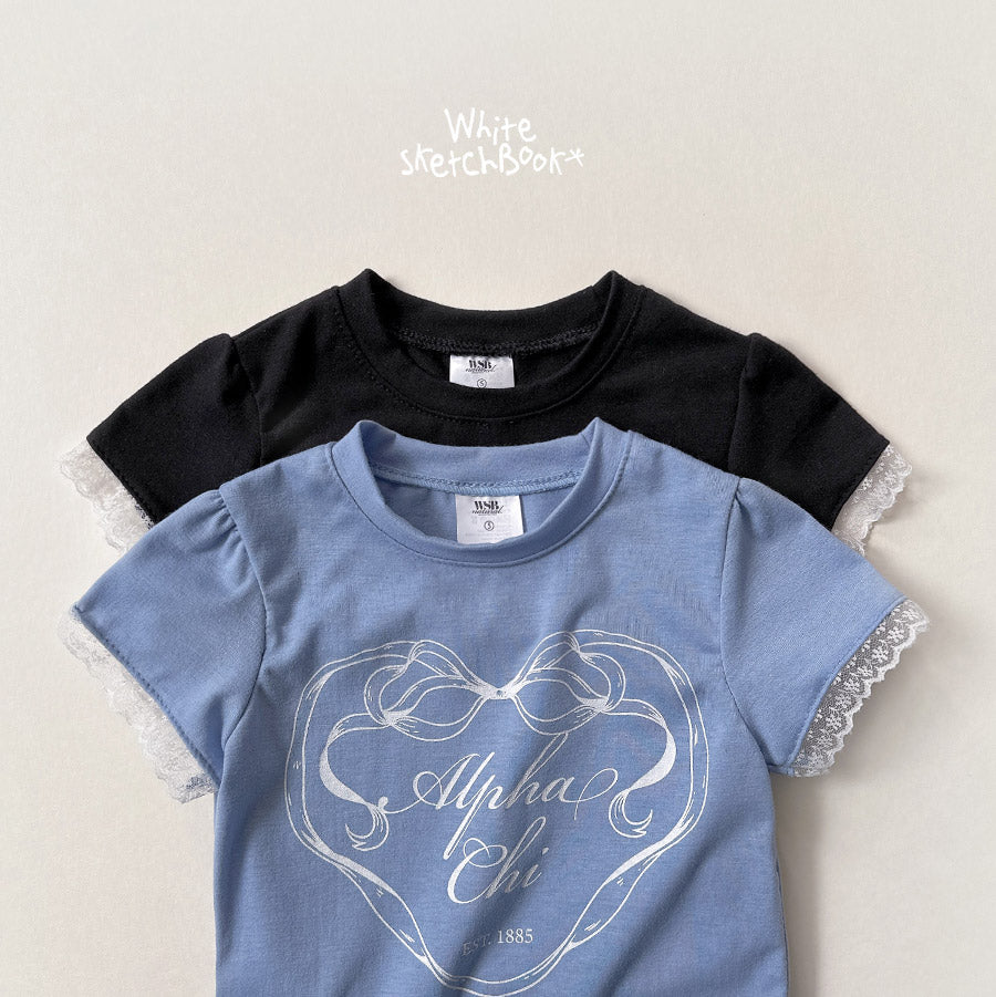Ribbon Lace Shirring T-wsb-15
