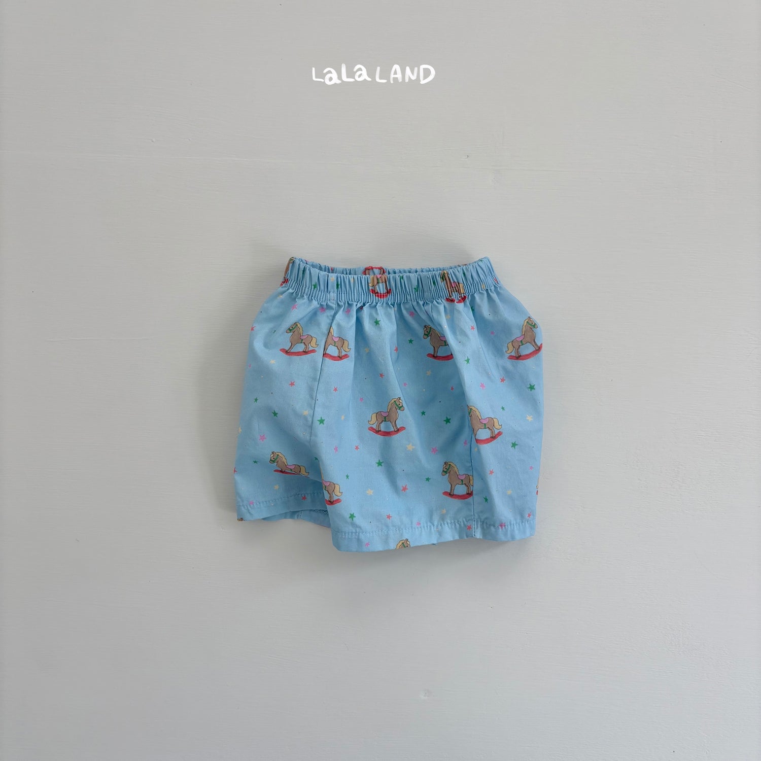 bebe bear print shorts-lalaland-60