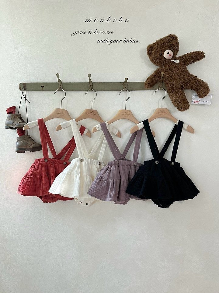 New Tiered Suspender Bloomer Skirt-monbebe-40