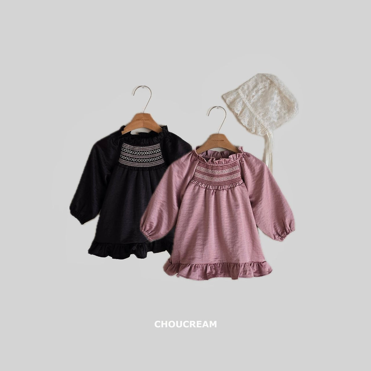 Smocked Dress-CHOUCREAM-27