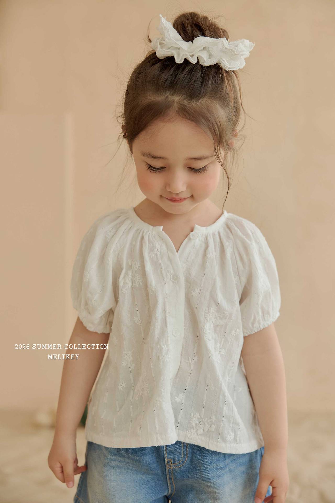 Mindeul Shirring Blouse-Melikey-2-13