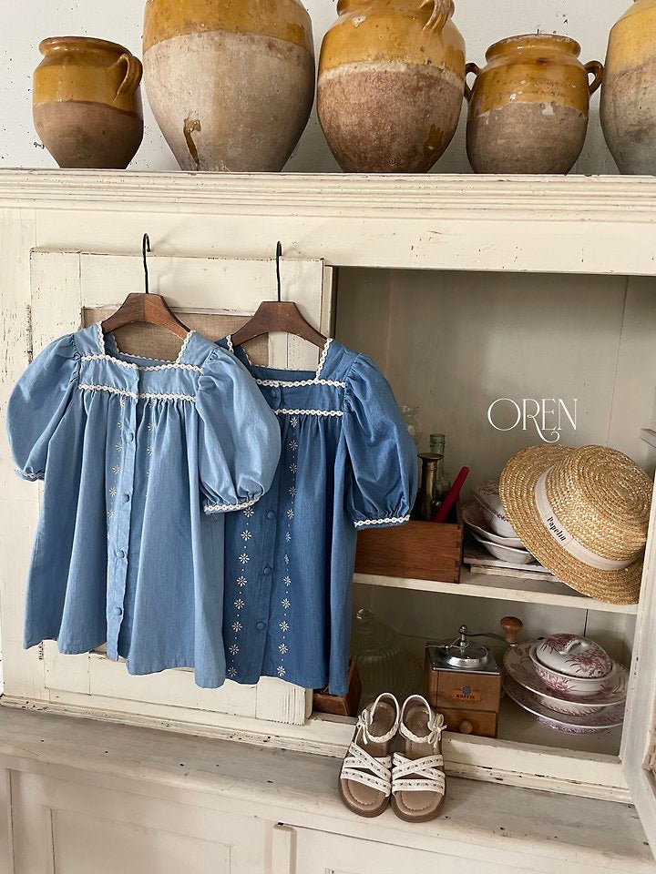 Jardin Blue Dress- OREN /2- 29