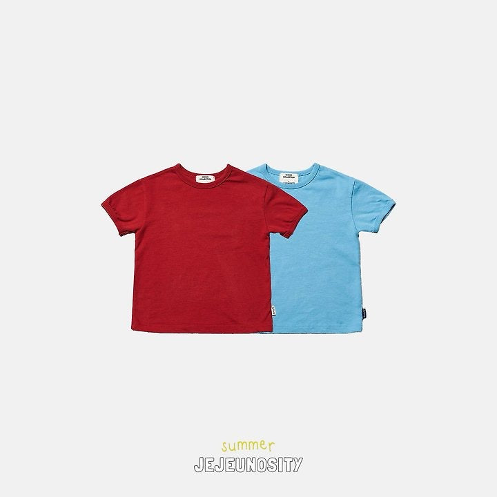Red Blue Tee - jejeunosity - 11