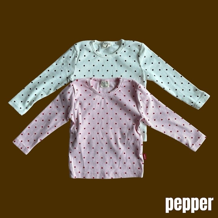 Mallang Dot T-Shirt-pepper-11