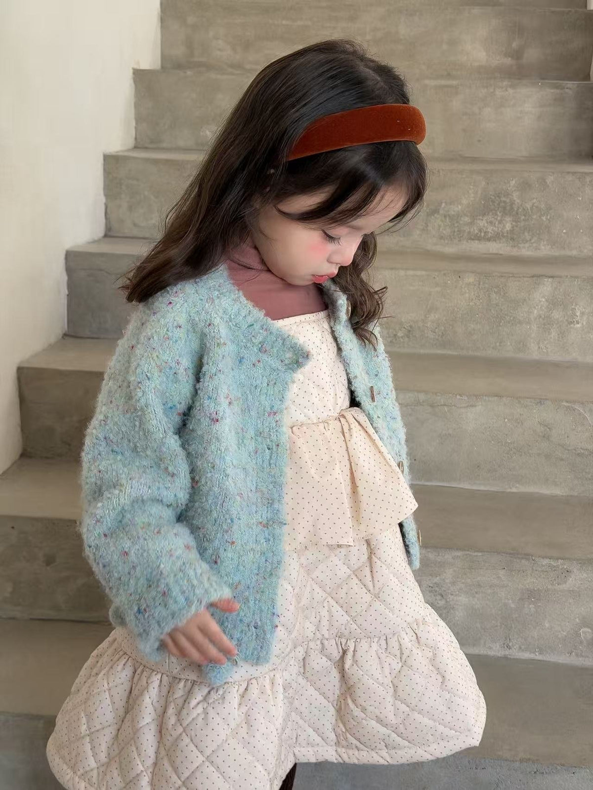 Pom Pom Pastel Knit Cardigan-aiai-64