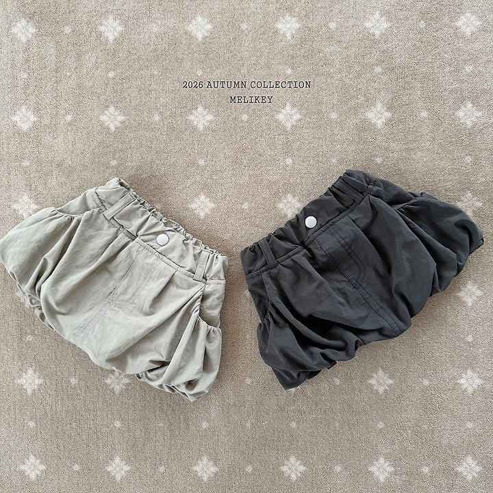 Shirring Pumpkin Skirt-melikey-31