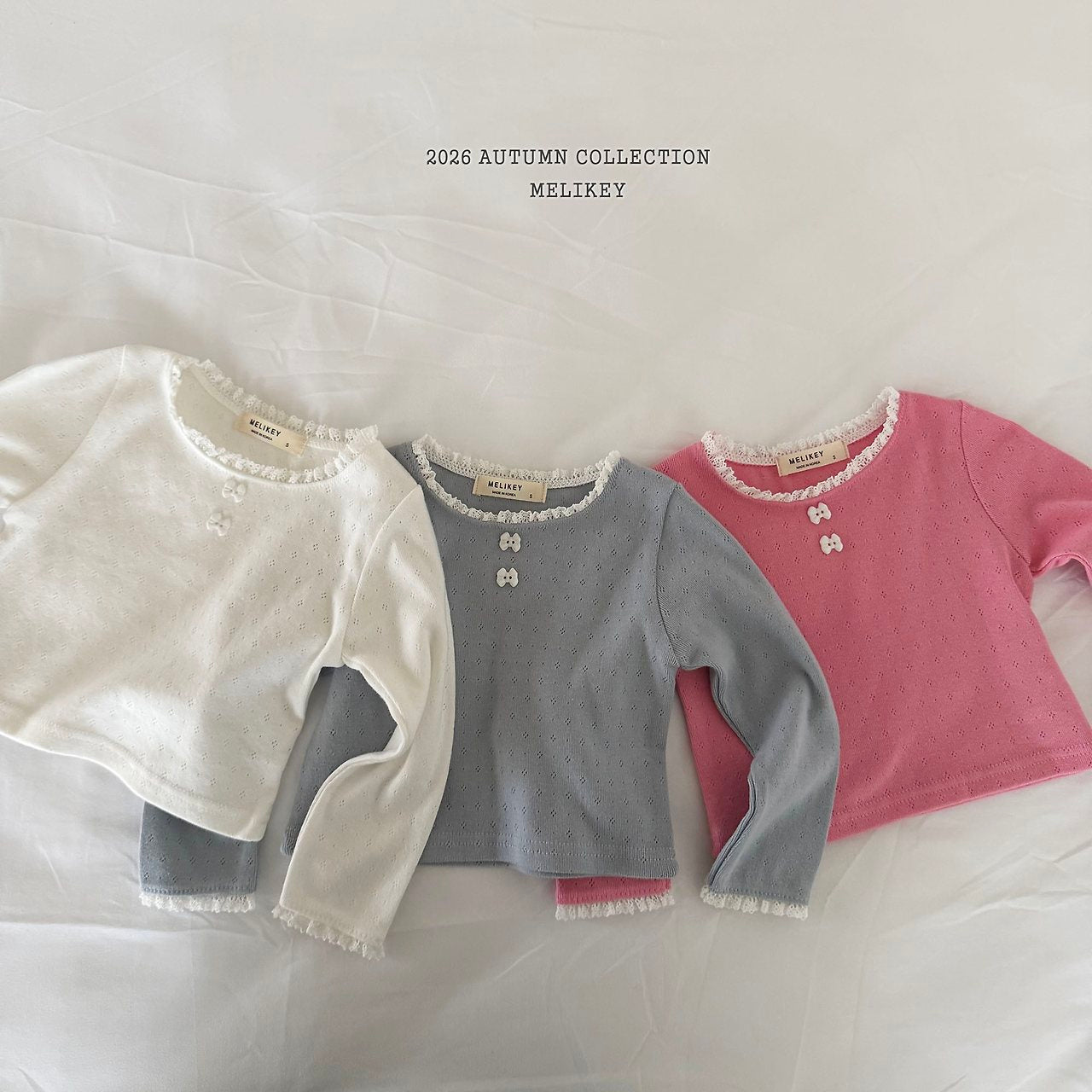 Ribbon Button Tee-melikey-4
