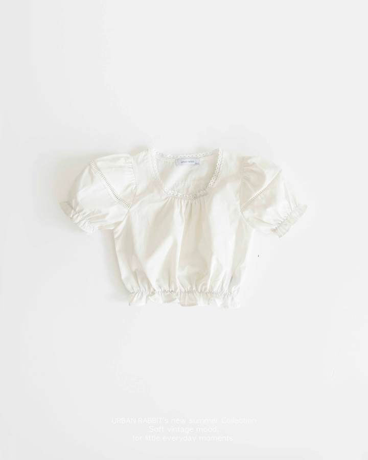 Puff Crop Blouse-URBAN RABBIT-5