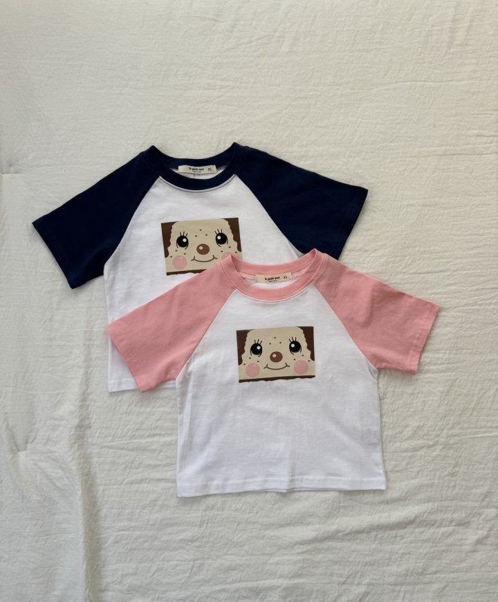 Face raglan Tee-le petit mot-27